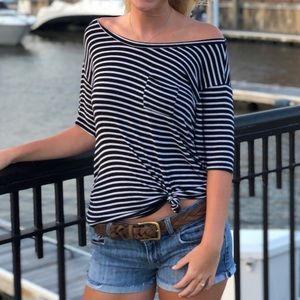 Brandy Melville tied tee